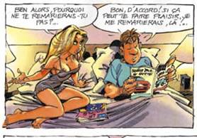 Surtout, surtout ! Lorsque vous discutez avec votre blonde…
