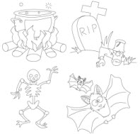 coloriage d’Halloween à imprimer