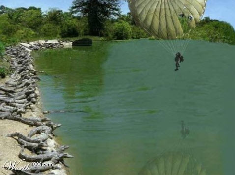 Parachute en Afrique
