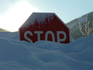 Contravention glisser sur un stop