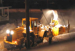 ontravention stationnement déneigement