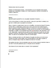 Exemple de lettre de contestation