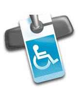 Contravention pour un arrêt dans une zone pour handicapé