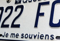 Contravention “Je me souviens”