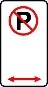 Contravention pour un no-parking