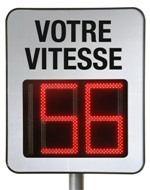 Contravention pour vitesse incorrect