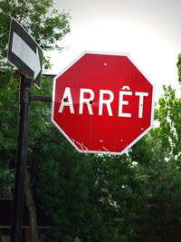 Contravention pour un arrêt dans mon quartier