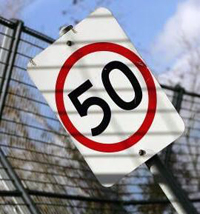 Contravention dans une zone de 50