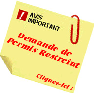 Contravention et perte de permis restreint