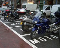 Contravention de moto pour travaux