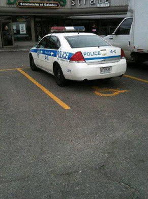 Police stationnement handicapé