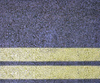 Contravention pour avoir franchi une ligne double