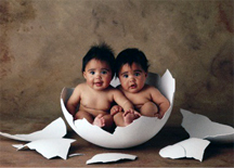 Ejemplo de aviso de nacimiento de gemelos o gemelas